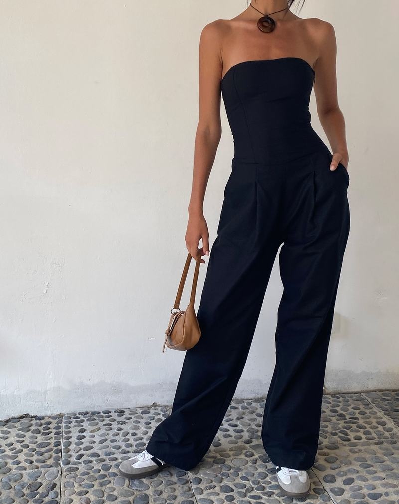 Női Motel Rocks Kyaria Jumpsuit Fekete | WIC47100SR