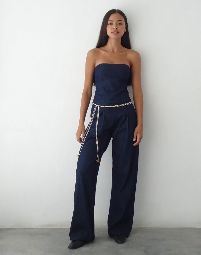 Női Motel Rocks Kyaria Jumpsuit Sötétkék | OOR7957WA